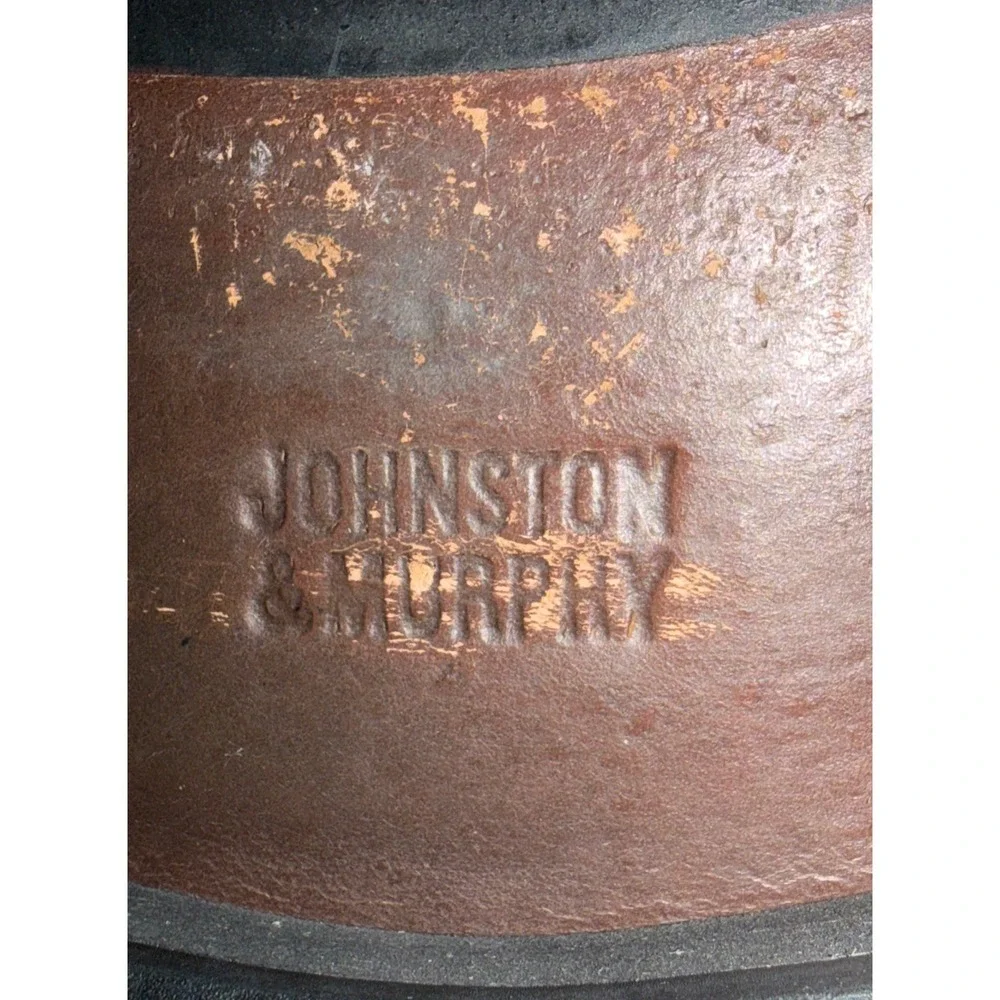 Johnston & Murphy Men's Bartlett Cap-Toe Lace-Up Oxfords Black 13M MSRP $159